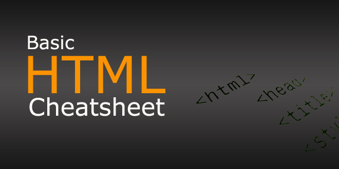 HTML Cheatsheet