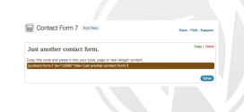 WordPress Contact Form 7 Plug-in