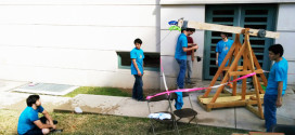 Google Water Balloon Trebuchet