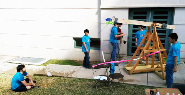 Google Water Balloon Trebuchet