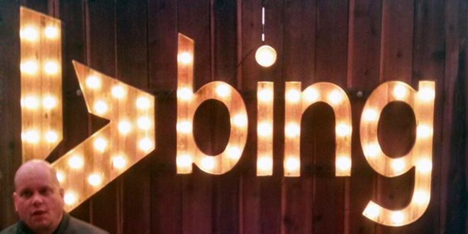 Bing Light Bulb Sign