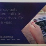 JFK Security Bins With Yahoo Ads