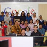 Young Larry Page & Sergey Brin At Google Hyderabad In 2004