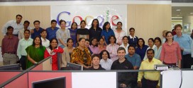Young Larry Page & Sergey Brin At Google Hyderabad In 2004
